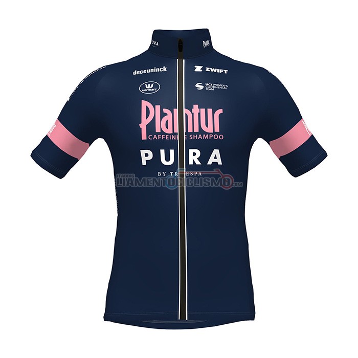 Abbigliamento Ciclismo Plantur Manica Corta 2022 Pura Scuro Blu